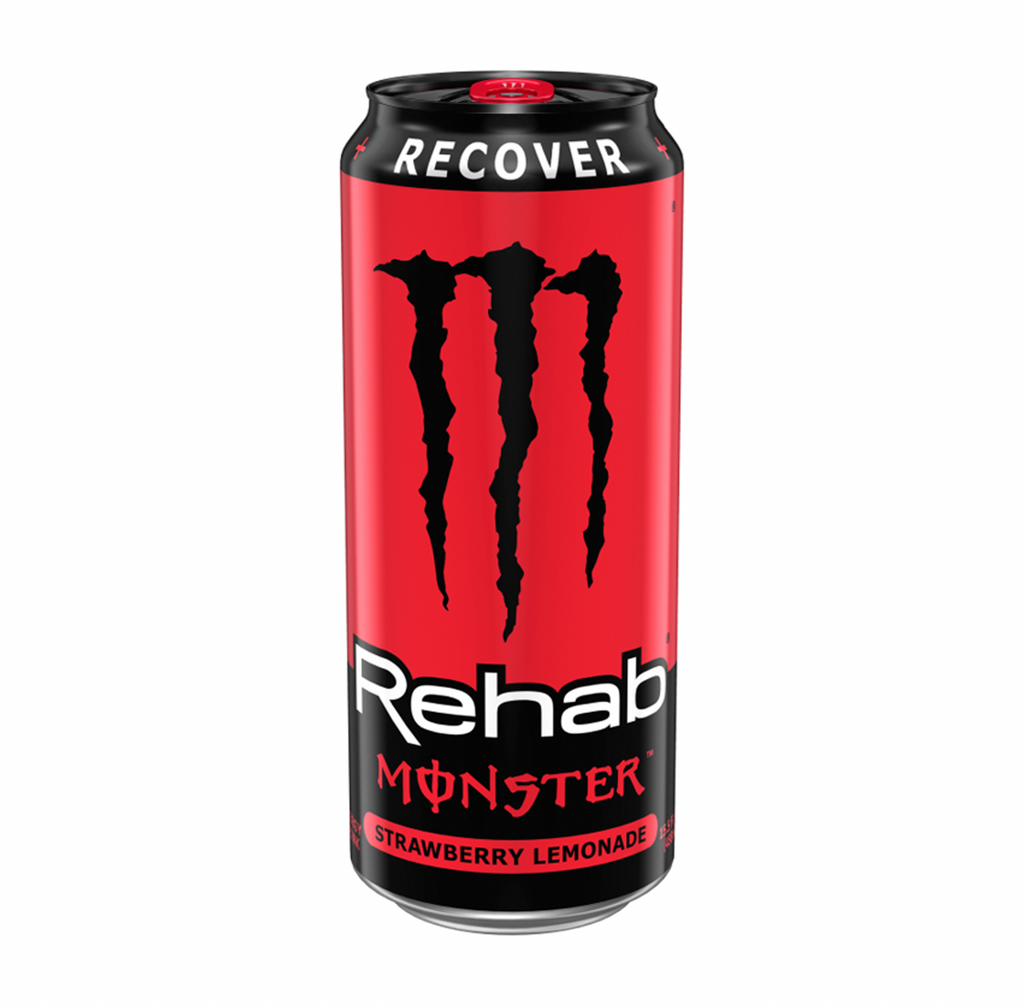 Monster Rehab Strawberry Lemonade 473ml (USA IMPORT) - Sugar Box