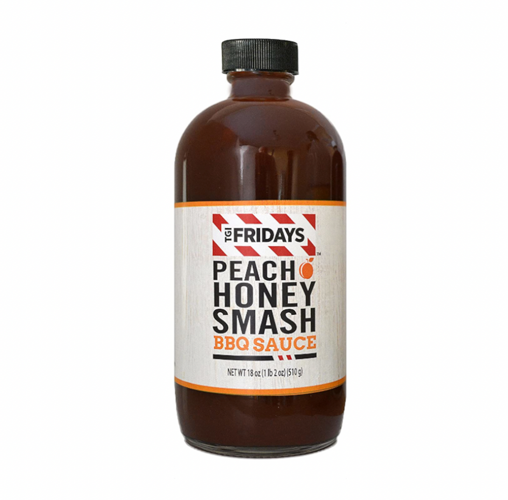 TGI Fridays Peach Honey Smash BBQ Sauce 510g - Sugar Box
