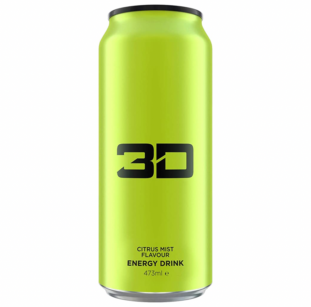 3D Energy Green (Citrus Mist) 473ml - Sugar Box