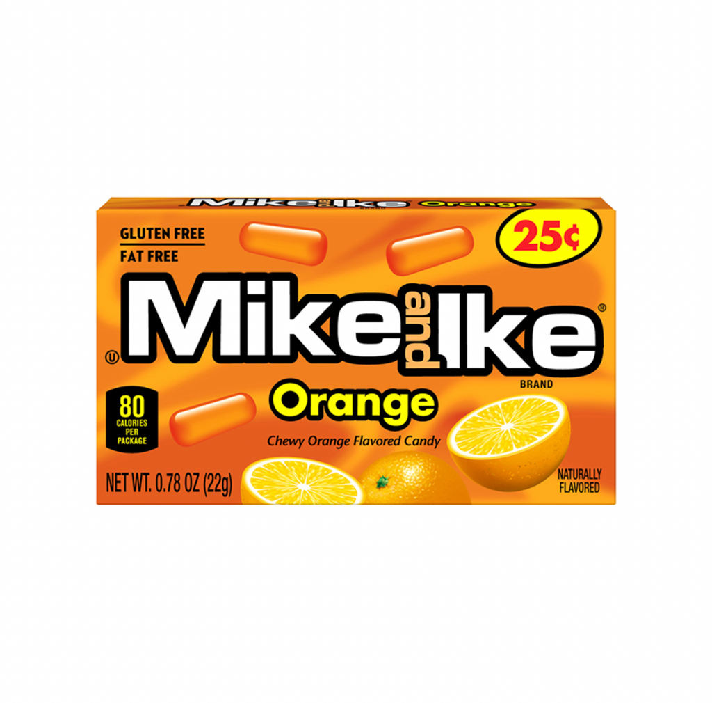 Mike and Ike Orange 22g - Sugar Box