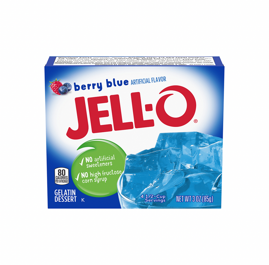 Jell-O Berry Blue 85g - Sugar Box