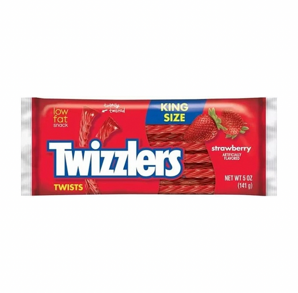 Twizzlers Strawberry King Size 141g - Sugar Box