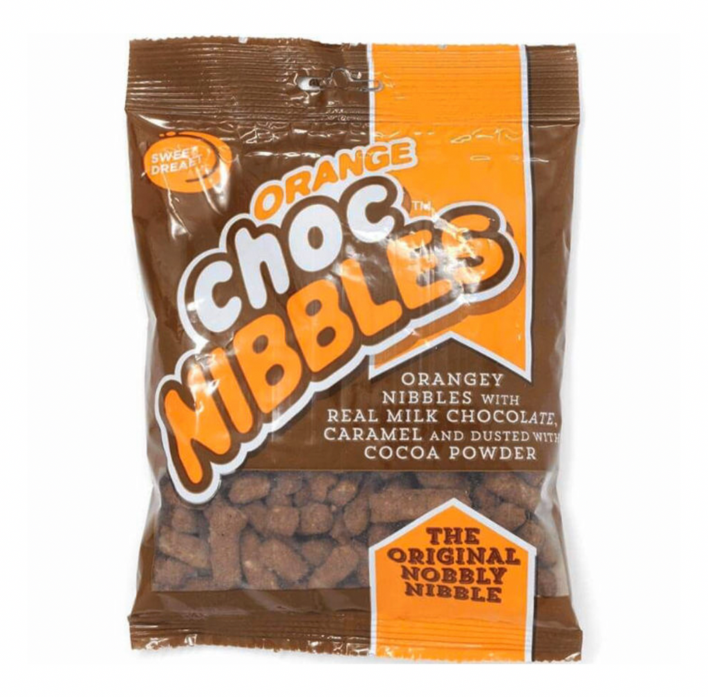 Choc Nibbles Orange Peg Pag 200g - Sugar Box
