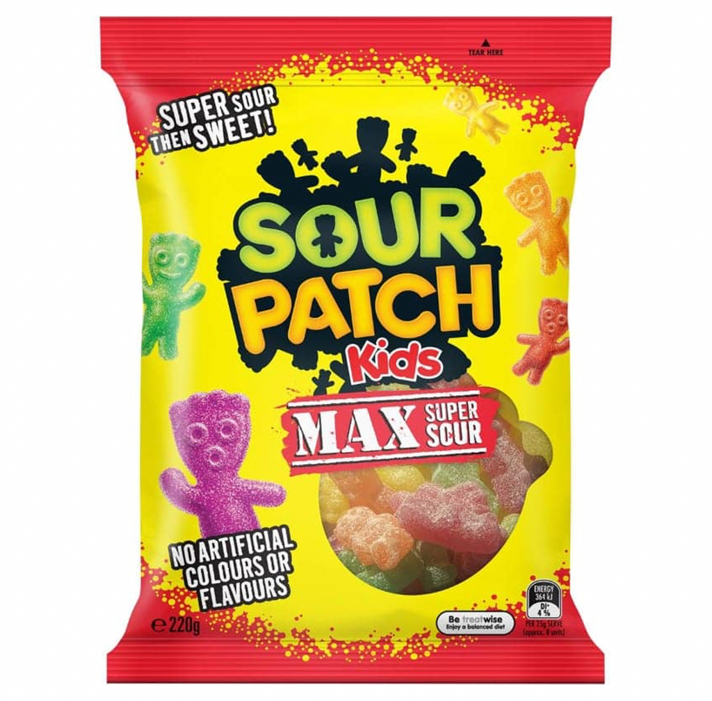 Sour Patch Max Super Sour 170g (Australian) - Sugar Box
