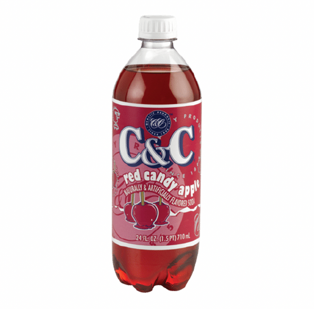 C&C Soda Red Candy Apple 710ml - Sugar Box