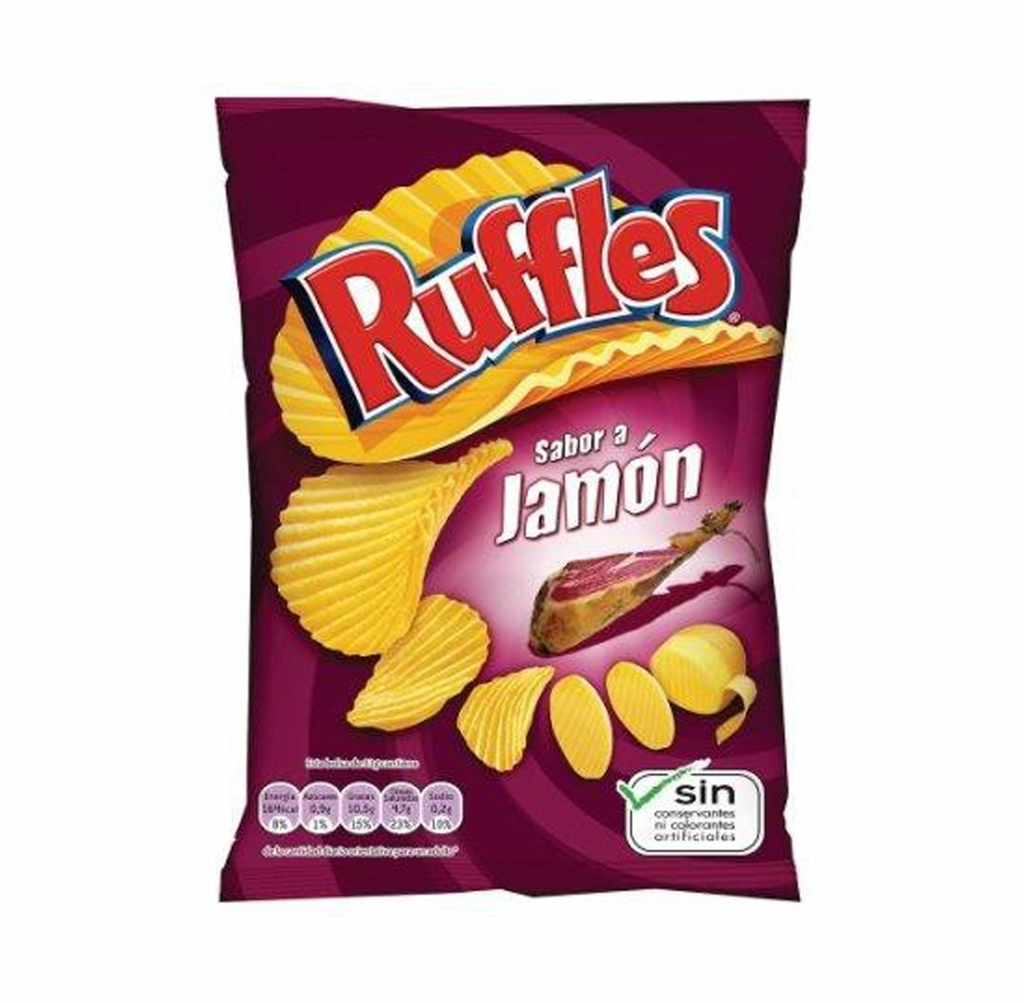 Ruffles Jamon 160g - Sugar Box