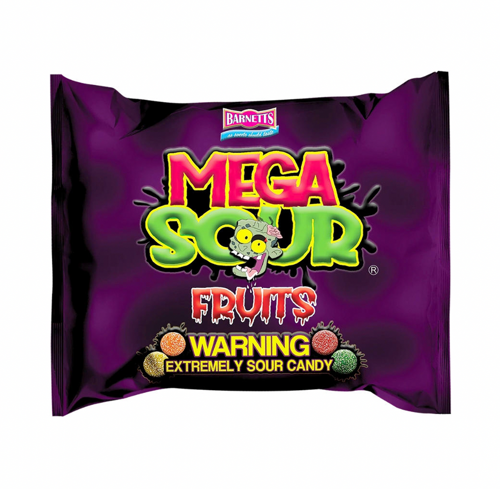 Mega Sour Fruit Candy Bag 104g - Sugar Box