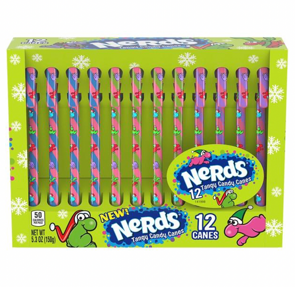 Nerds Tangy Candy Canes 150g - Sugar Box
