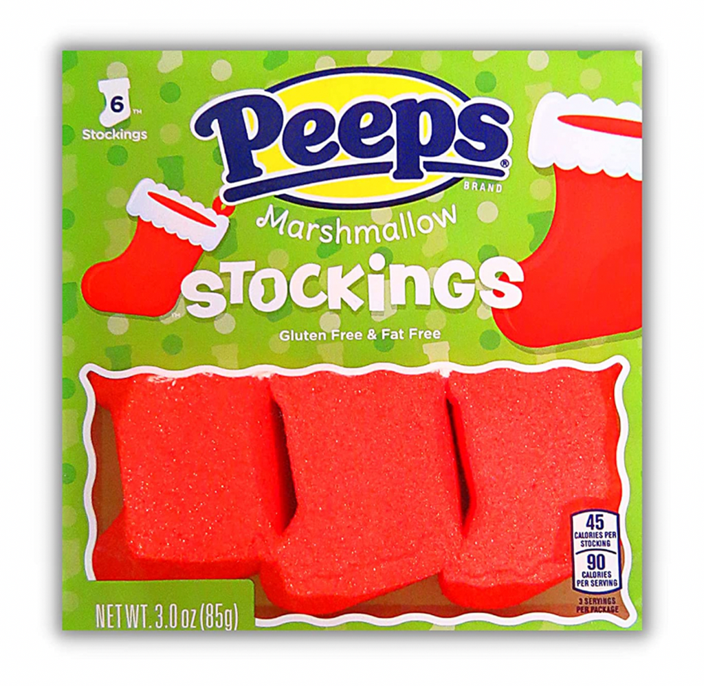 Peeps Marshmallow Stockings 6 pack 85g - Sugar Box