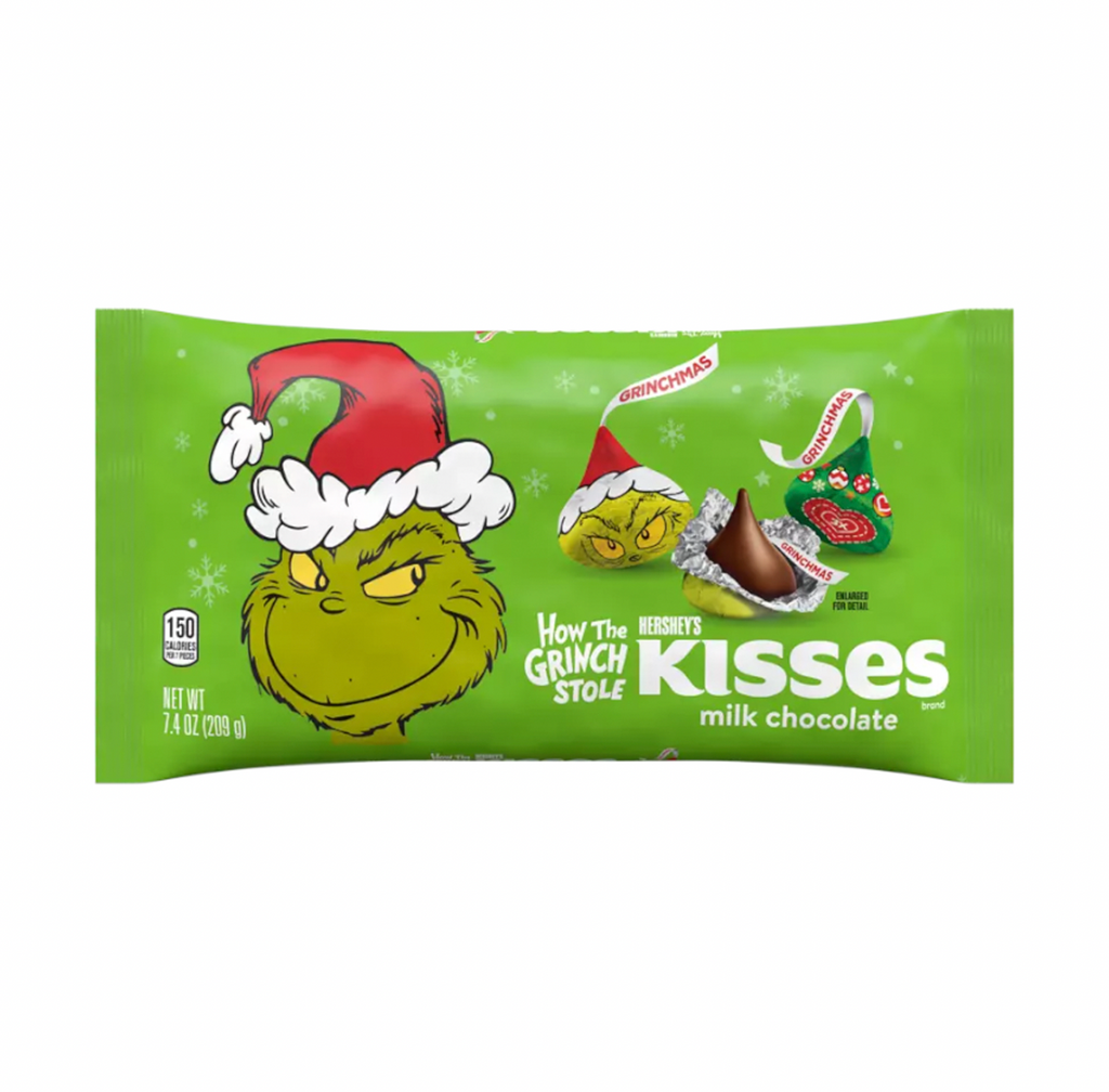 Hershey's Christmas Kisses Grinch 209g - Sugar Box