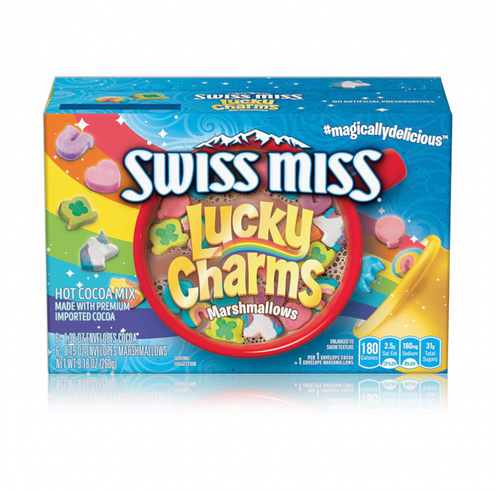Swiss Miss Hot Cocoa Mix with Lucky Charms 6 Pack 260g - Sugar Box