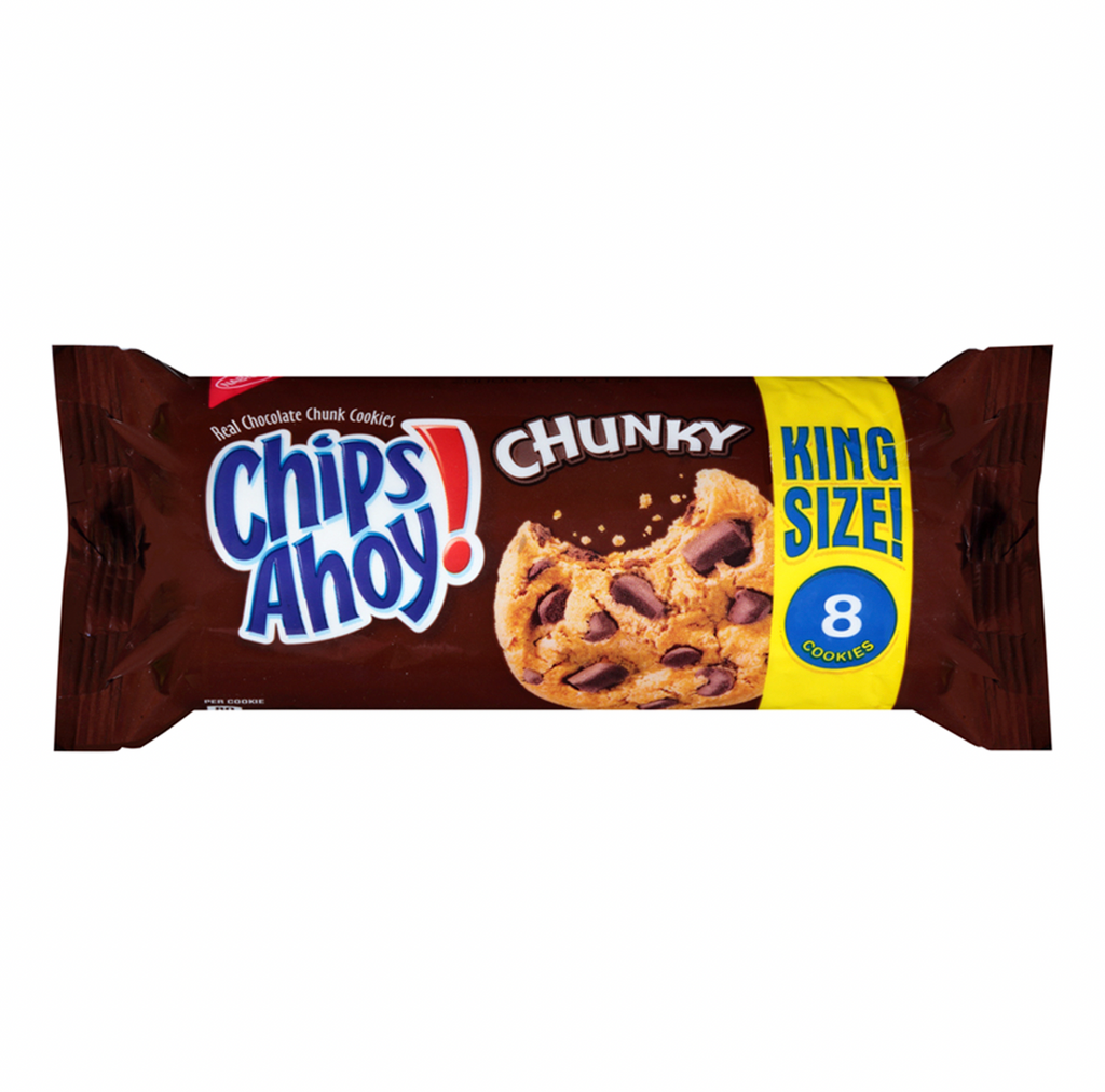 Chips Ahoy Chunky King Size Chocolate Chunk Cookies 117g - Sugar Box