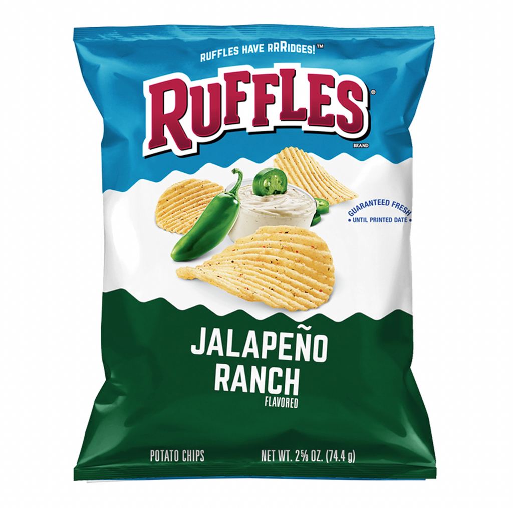 Ruffles Jalapeno Ranch 184g - Sugar Box