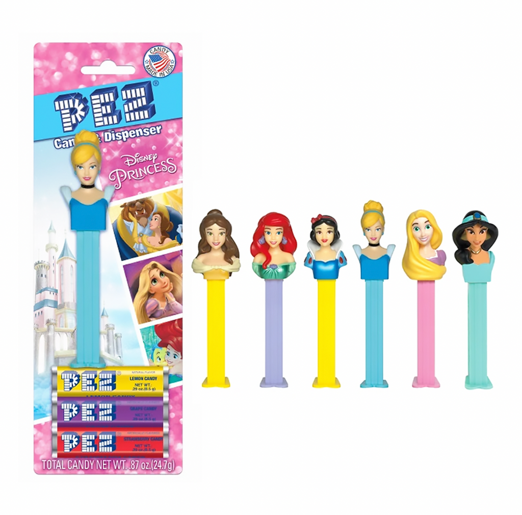 Pez Favourites Disney Princesses Candy & Dispenser 16.4g - Sugar Box