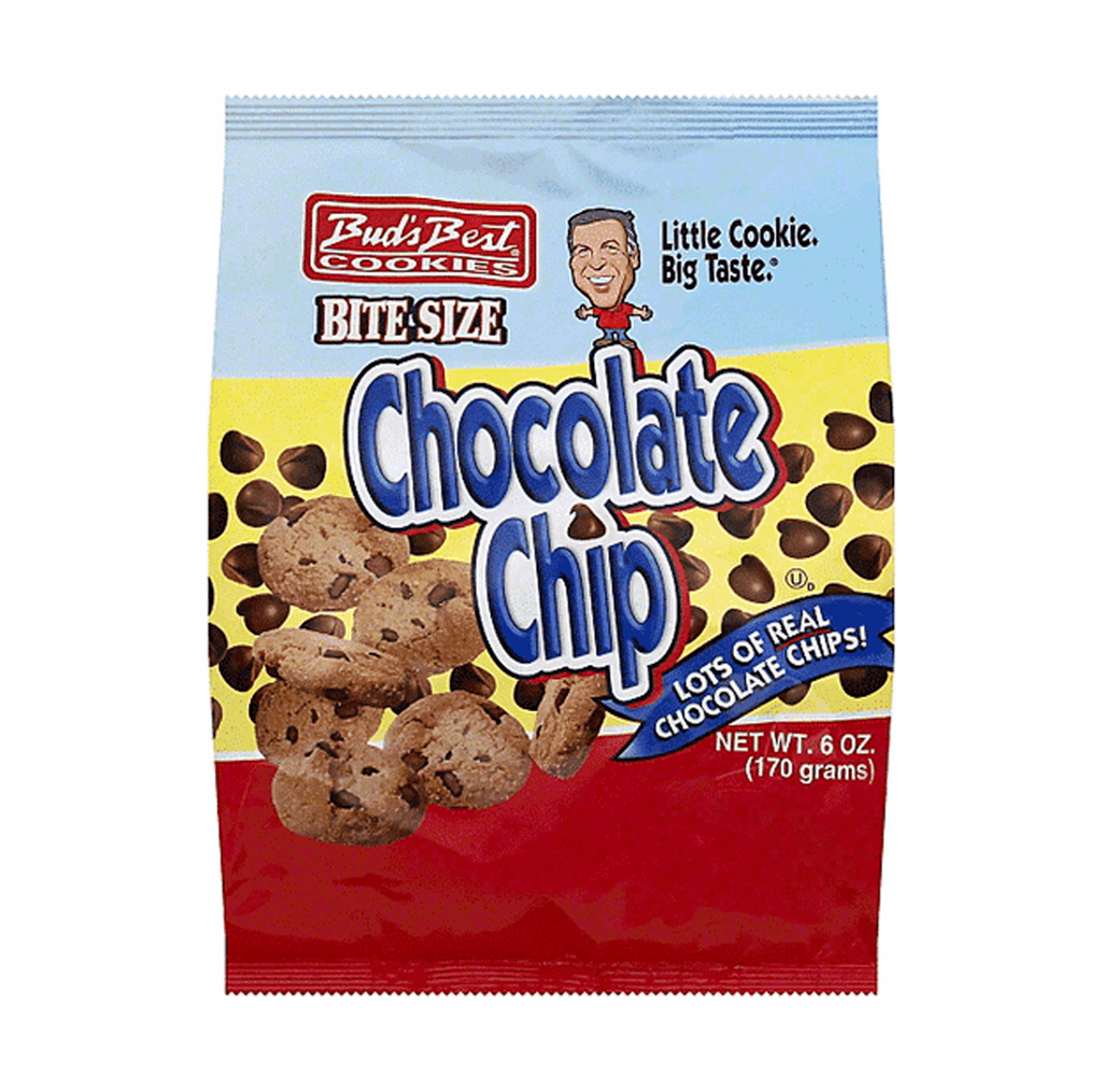 Buds Best Bite Size Chocolate Chip Cookies 170g - Sugar Box