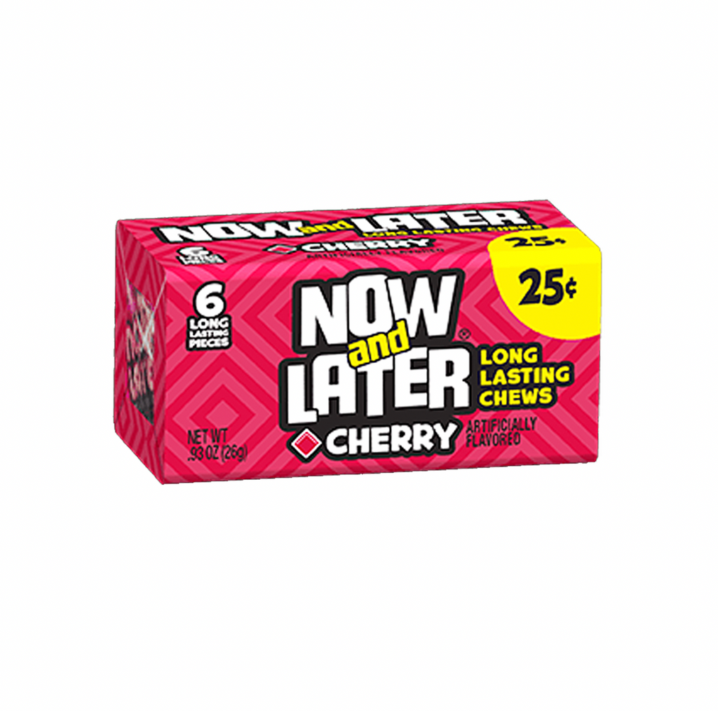 Now and Later Cherry 6 Piece 26g - Sugar Box