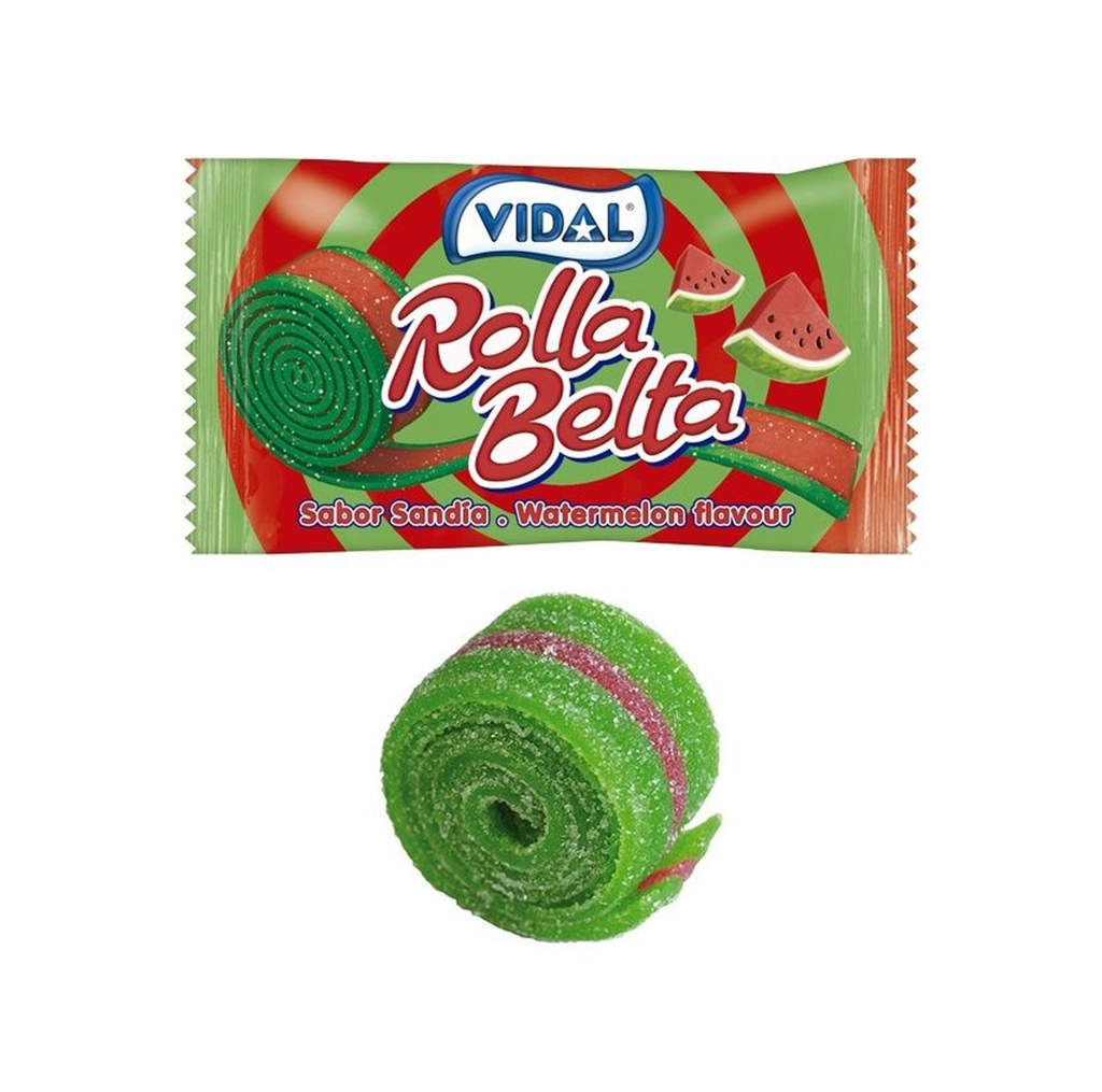Vidal Rolla Belta Watermelon Belts 19g - Sugar Box
