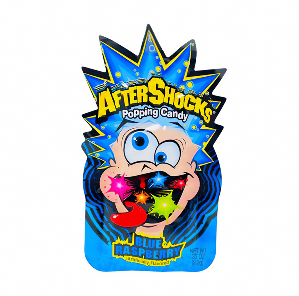 AfterShocks Popping Candy Blue Raspberry 9.3g - Sugar Box