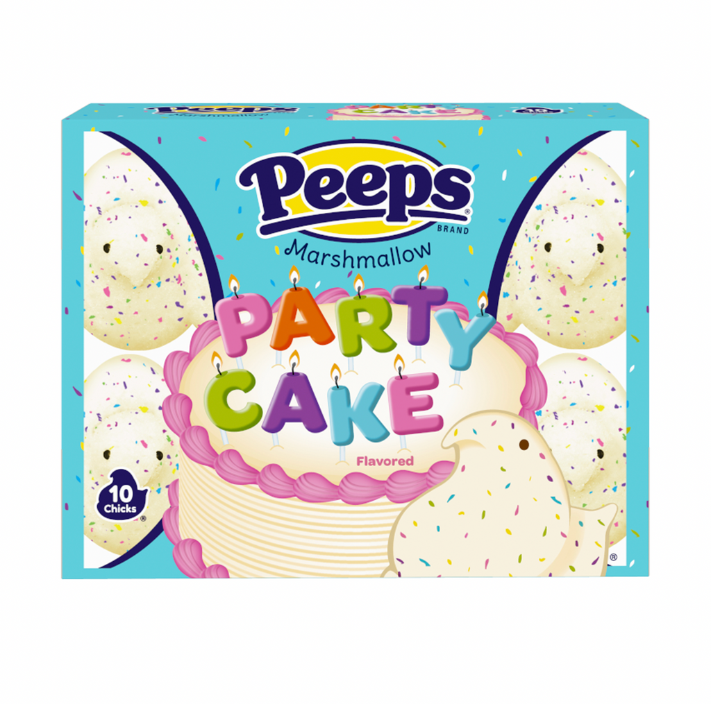 Peeps Easter Party Cake Marshmallow Chicks 10 Pack 85g - Sugar Box