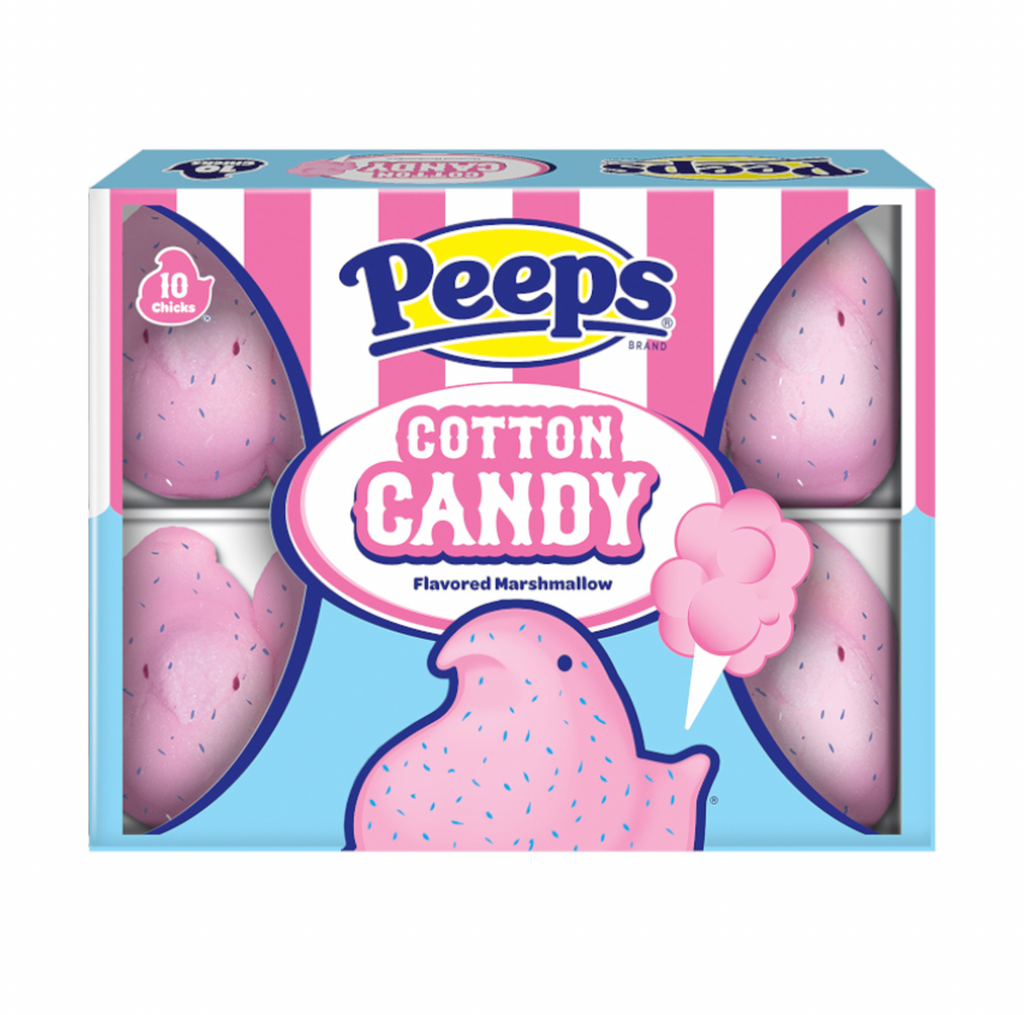 Peeps Easter Cotton Candy Marshmallow Chicks 10 Pack 85g - Sugar Box