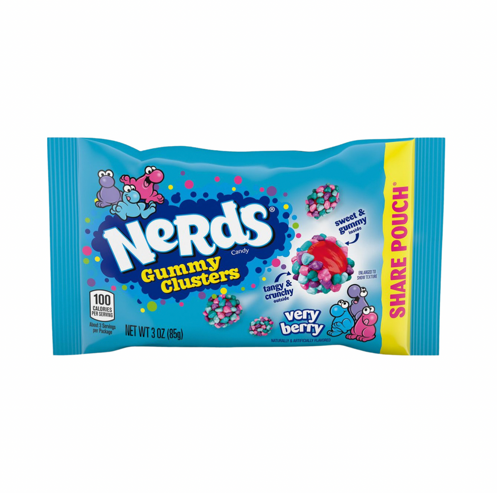 Nerds Gummy Clusters Very Berry Share Pouch 85g - Sugar Box