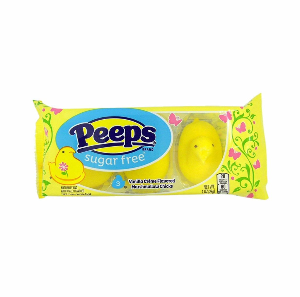 Peeps Sugar Free Yellow Marshmallow Chicks 28g - Sugar Box