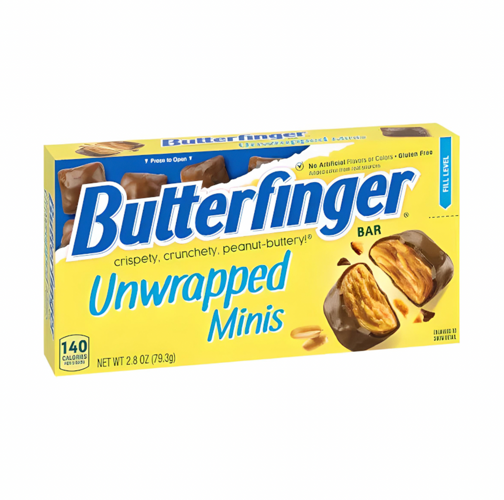 Butterfinger Unwrapped Minis Theatre Box 79g - Sugar Box