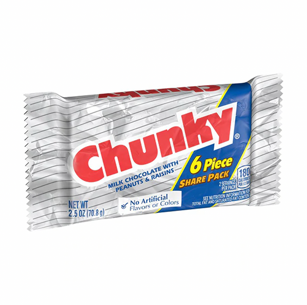Nestle Chunky 6 Piece Share Pack 70g - Sugar Box