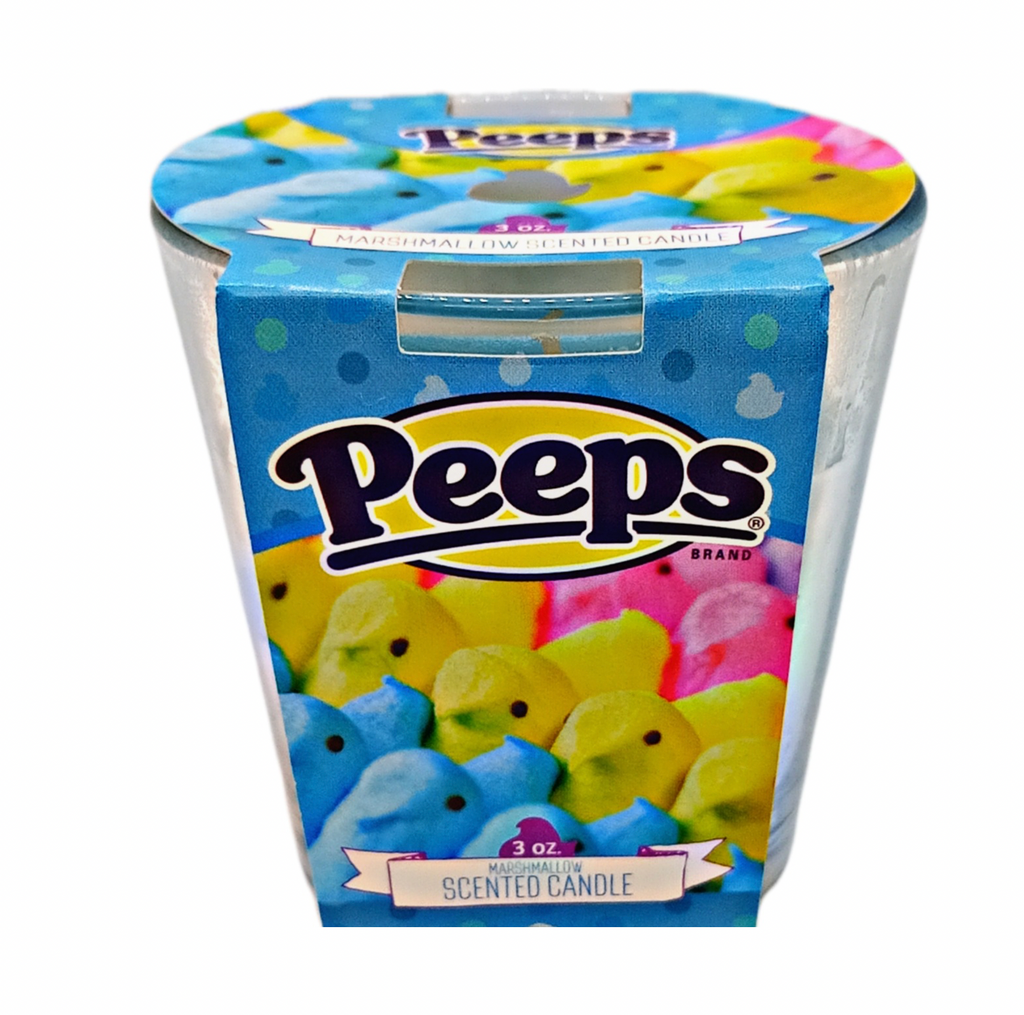 Peeps Blue Marshmallow Scented Candle 85g - Sugar Box
