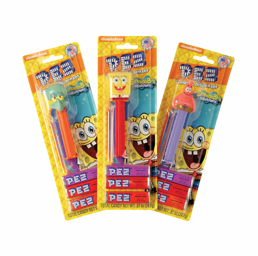 Pez Spongebob Squarepants Blister Pack 24.7g - Sugar Box