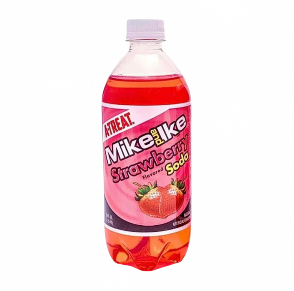 Mike & Ike Strawberry Soda 591ml - Sugar Box
