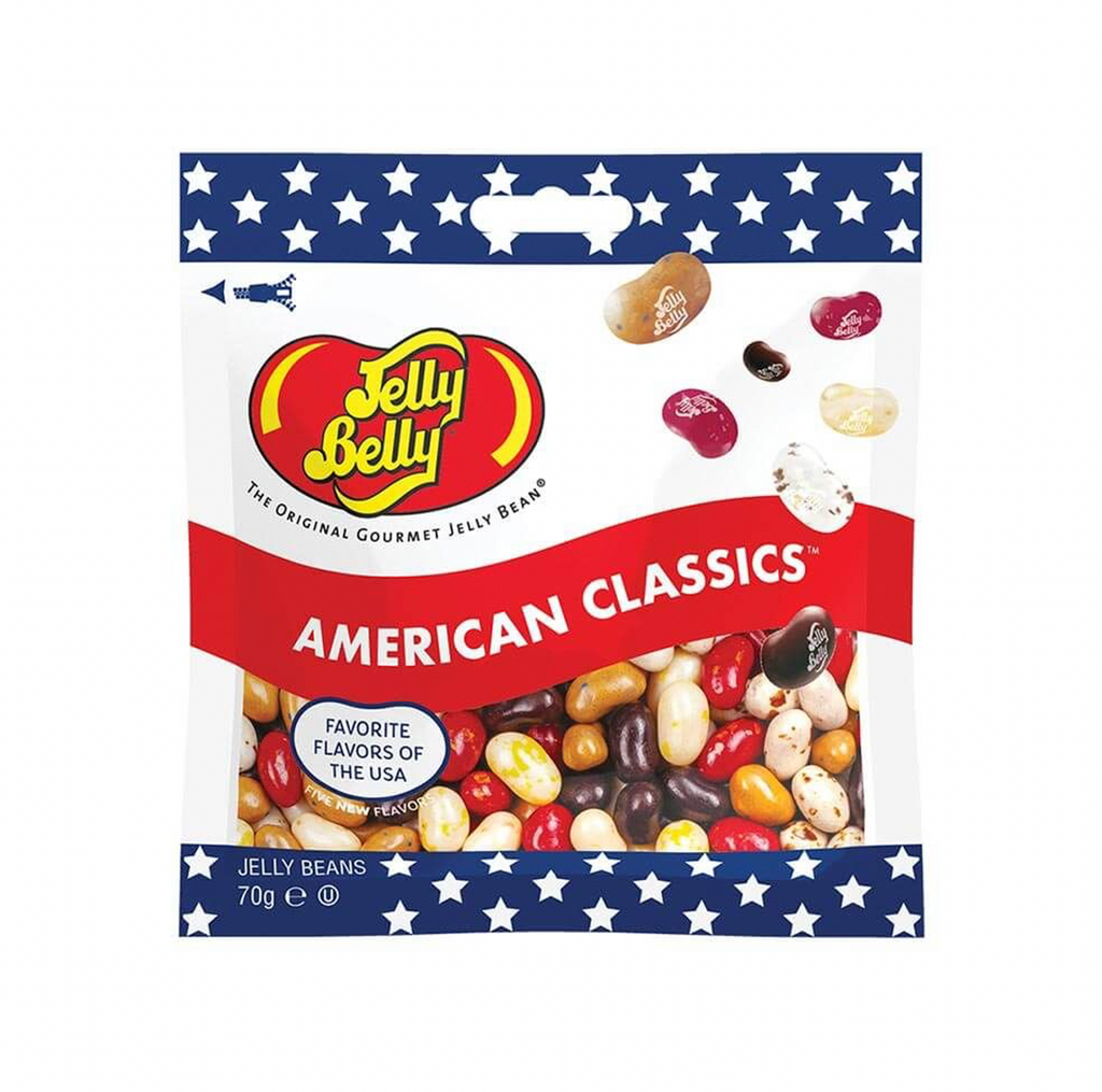 Jelly Belly American Classics Jelly Beans Bag 70g - Sugar Box