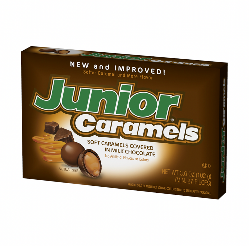 Junior Caramels Theatre Box 102g - Sugar Box