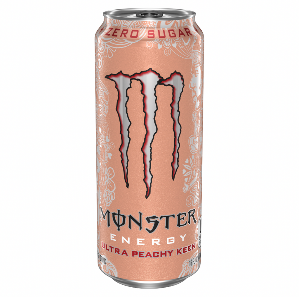 Monster Ultra Zero Peachy Keen 473ml - Sugar Box