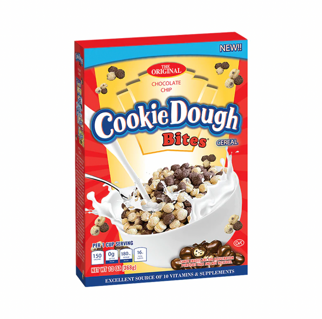 Cookie Dough Bites Chocolate Chip Cereal 327g - Sugar Box