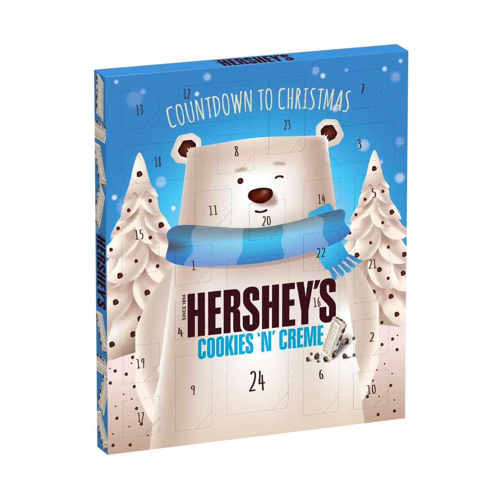 Hershey's Countdown to Christmas Cookies and Creme Advent Calendar 205g - Sugar Box