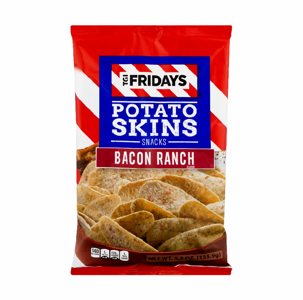 TGI Fridays Bacon Ranch Potato Skins 113g - Sugar Box
