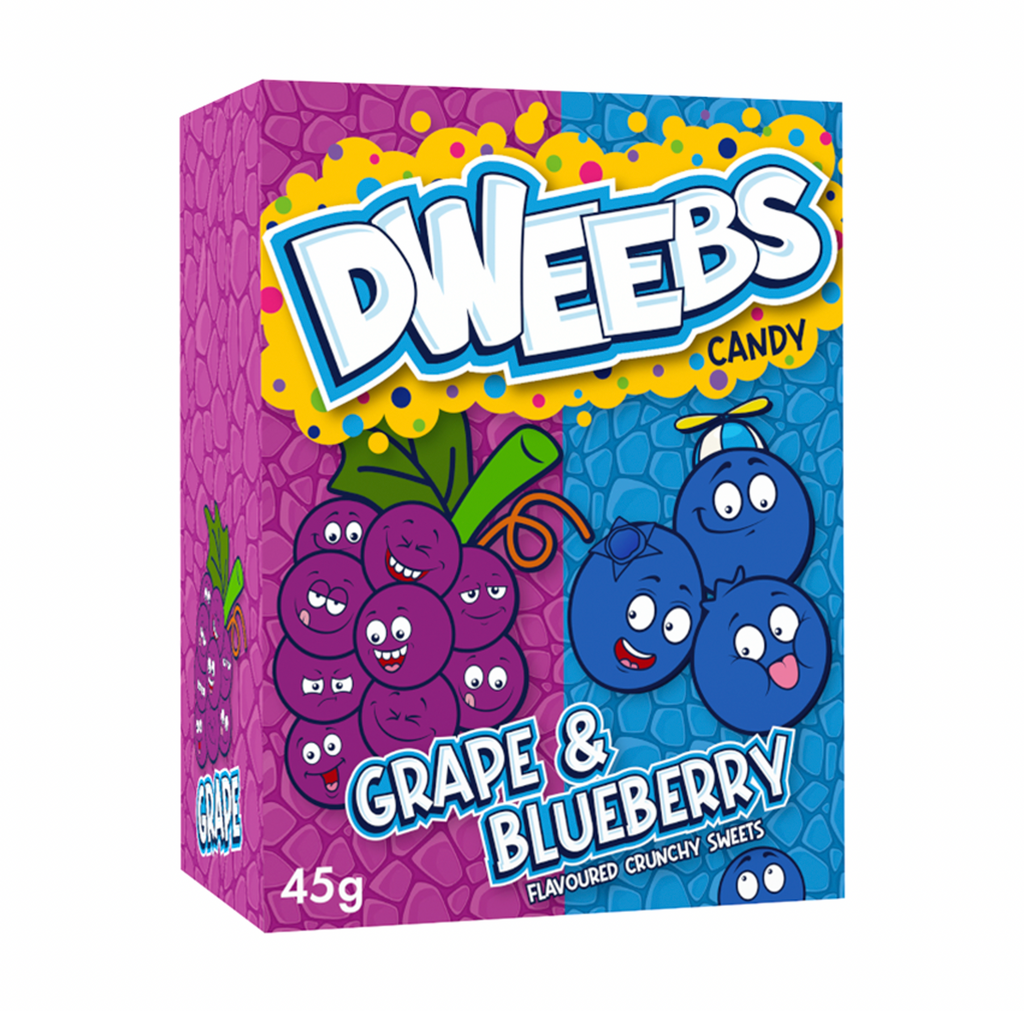 DWEEBS Grape and Blueberry 45g - Sugar Box