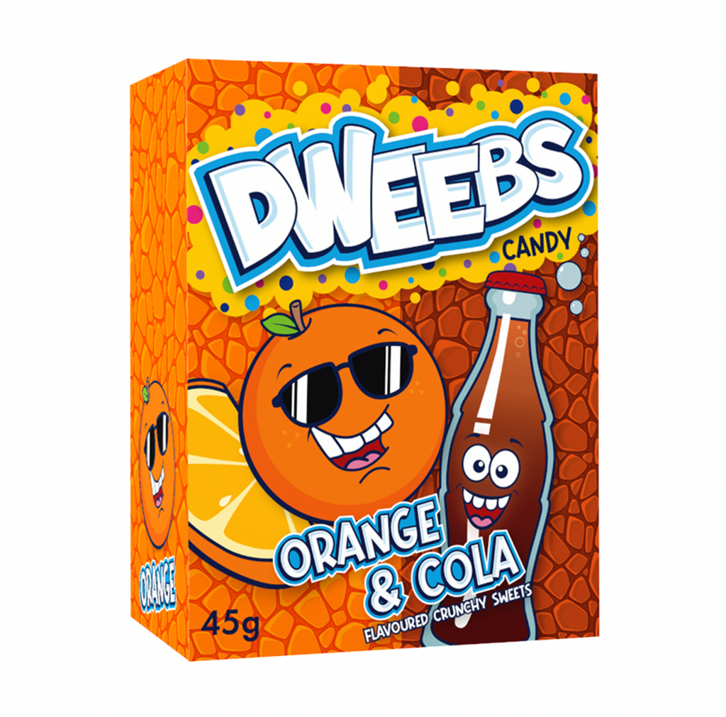 DWEEBS Orange and Cola 45g - Sugar Box