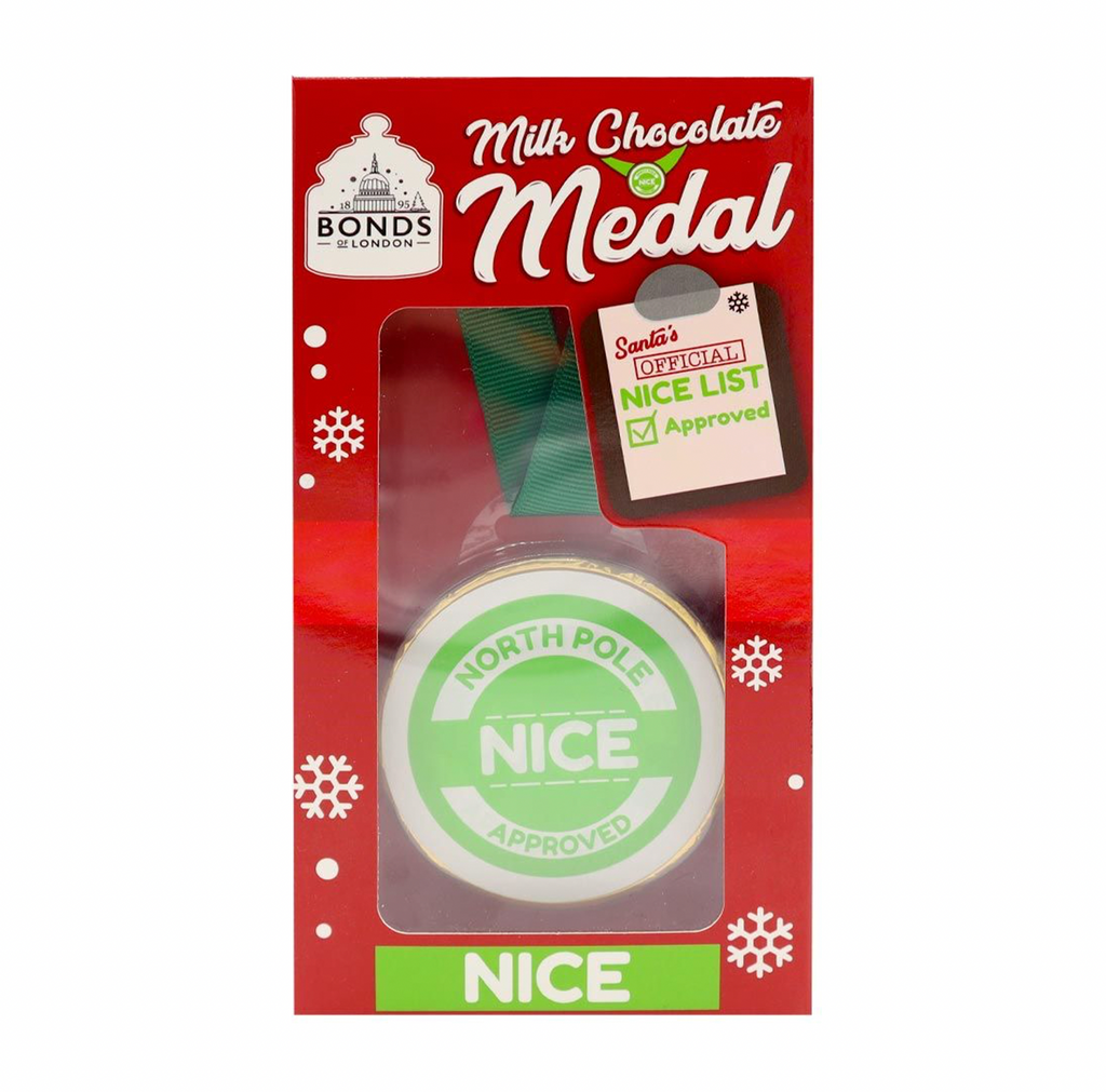 Bonds Chocolate Nice List Medal 21g - Sugar Box