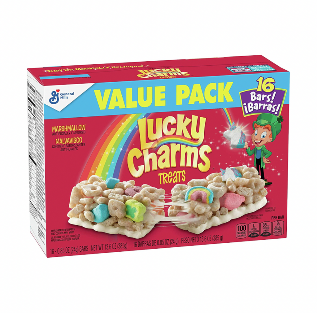 Lucky Charms Treat Bars 16 Bar Value Pack 385g - Sugar Box