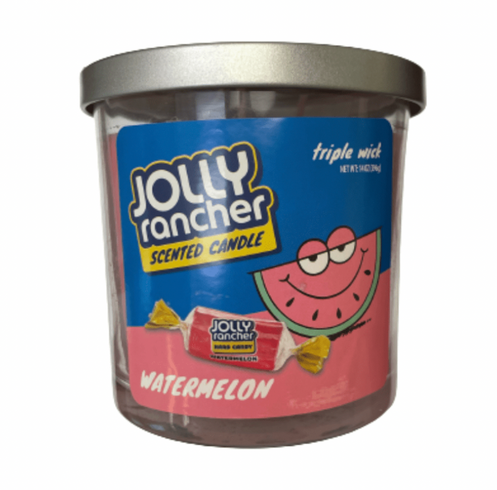 Jolly Rancher Watermelon Scented Triple Wick Candle 396g - Sugar Box