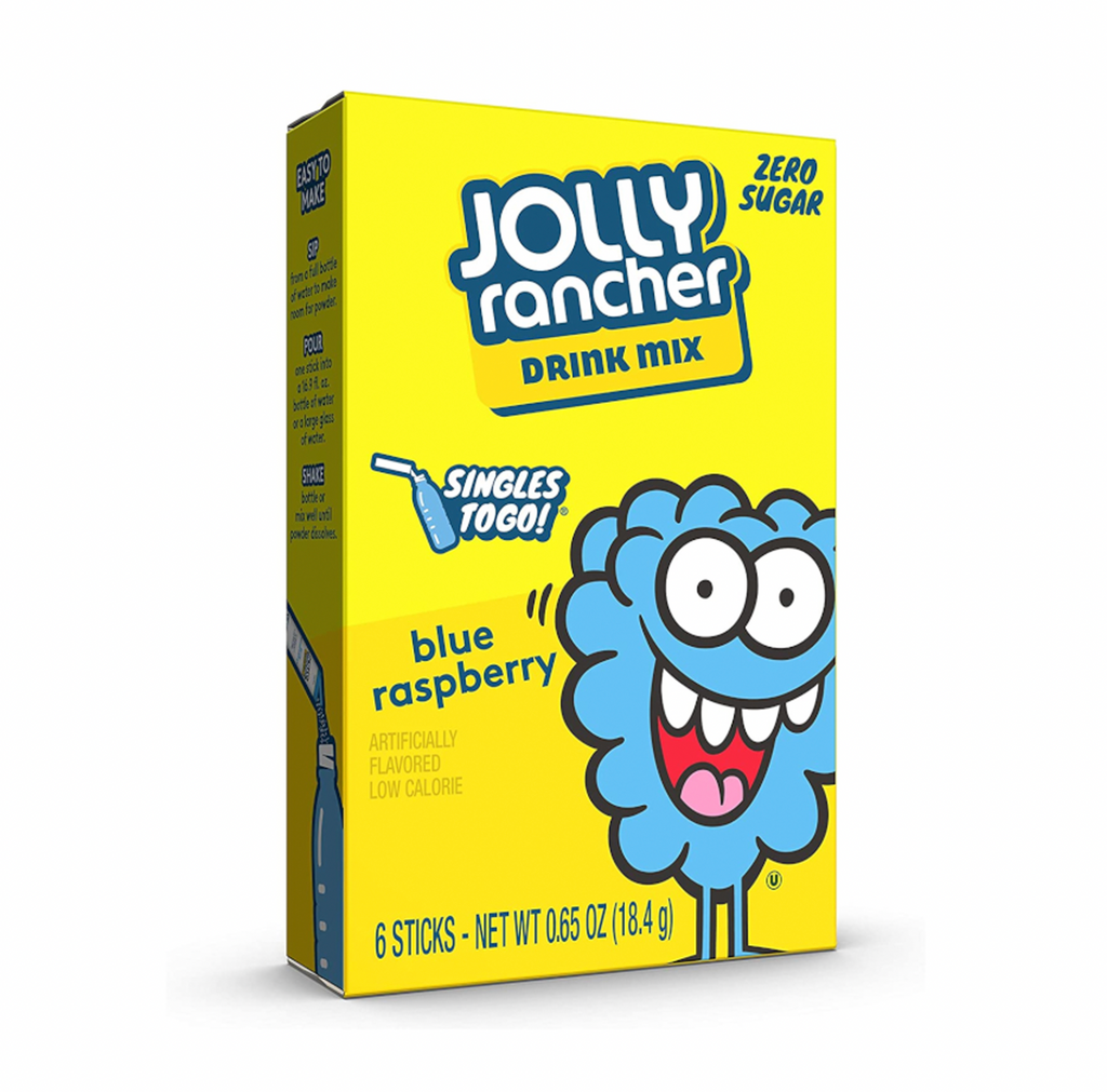 Jolly Rancher Singles To Go 6 Pack Blue Raspberry - Sugar Box