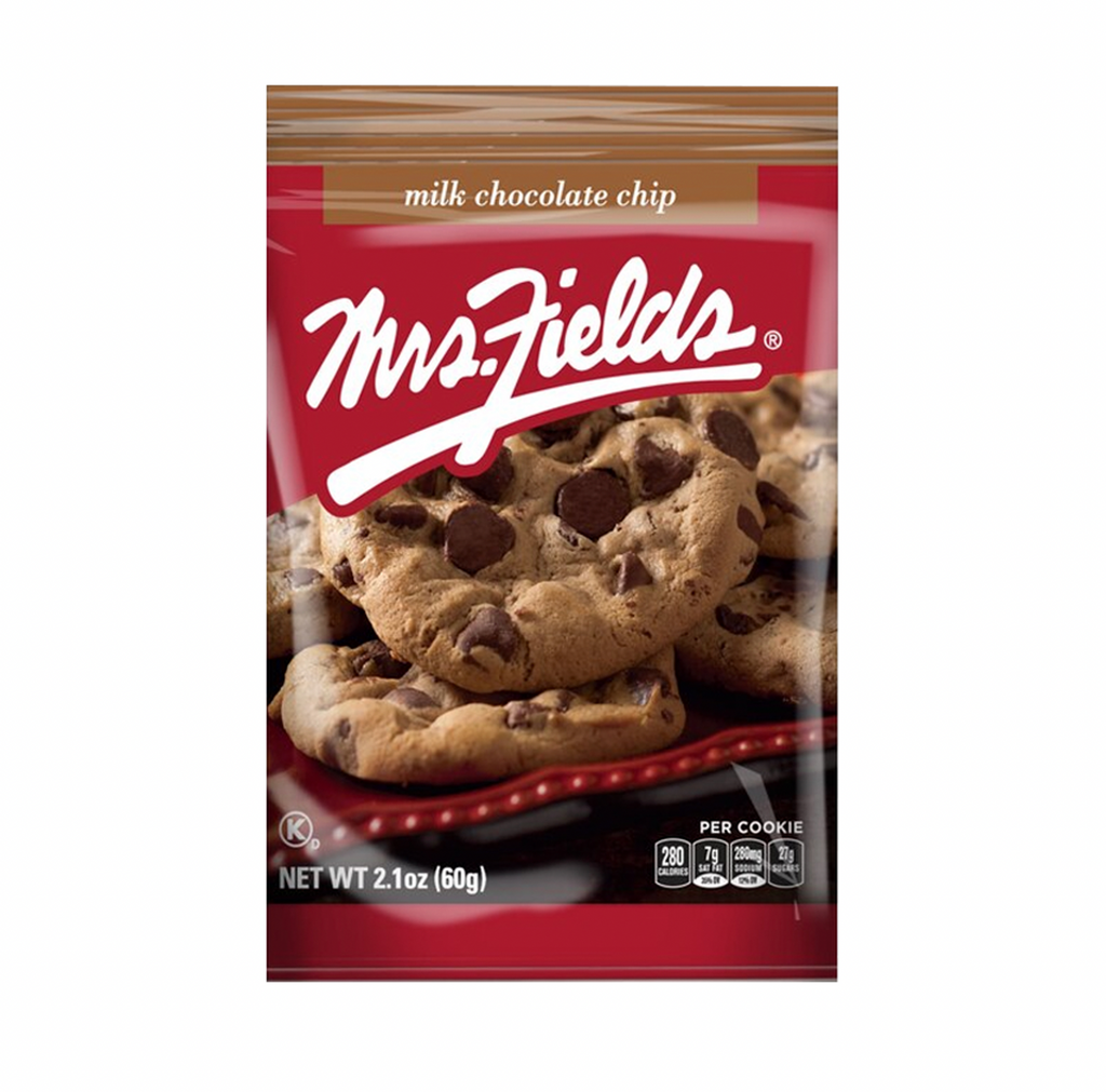 Mrs Fields Milk Chocolate Chip Cookie 60g - Sugar Box