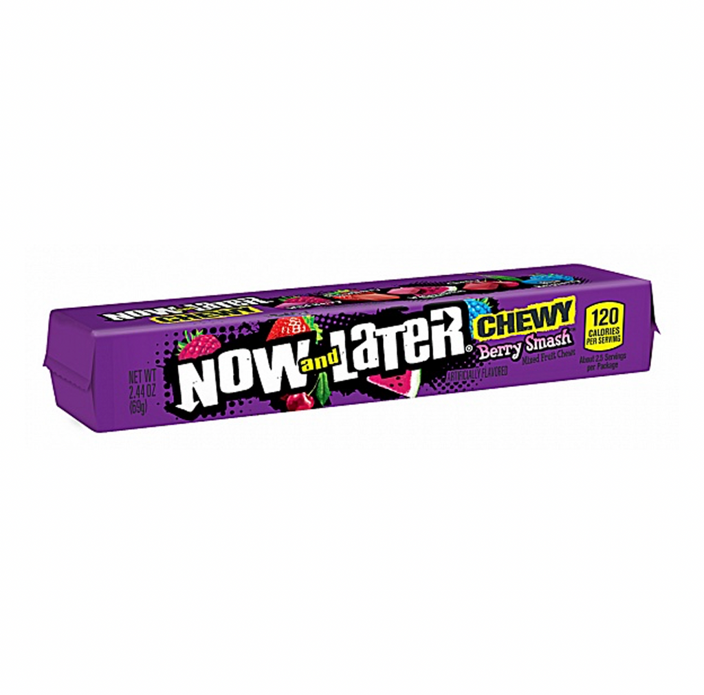 Now and Later Chewy Berry Smash 69g - Sugar Box