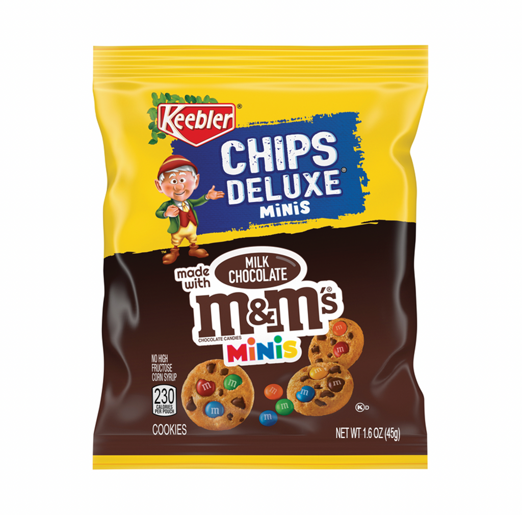 Keebler M&M Chips Deluxe Minis 45g - Sugar Box