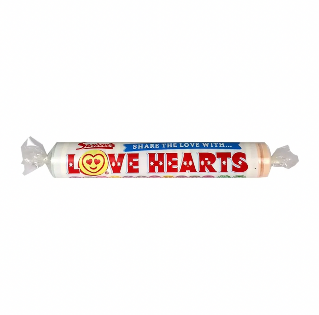 Swizzels Love Heart Rolls 39g - Sugar Box
