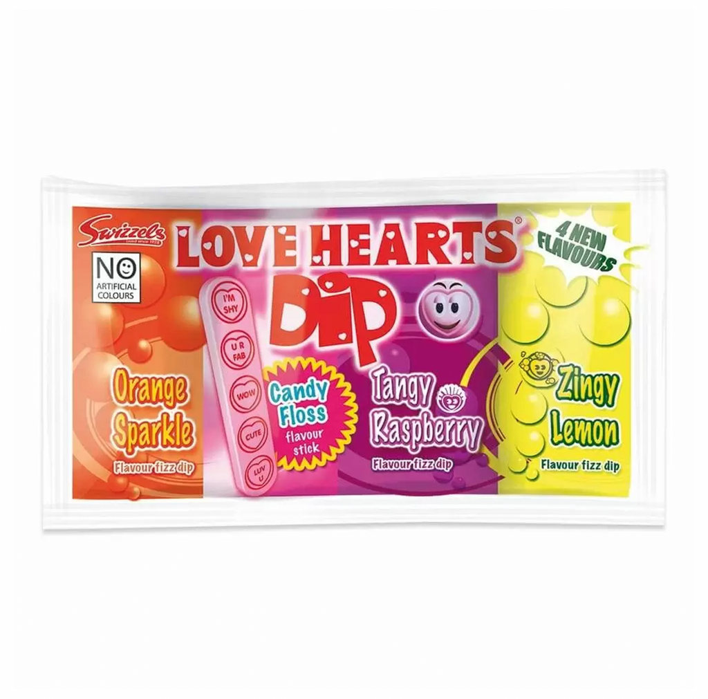 Swizzels Love Hearts Dip 23g - Sugar Box