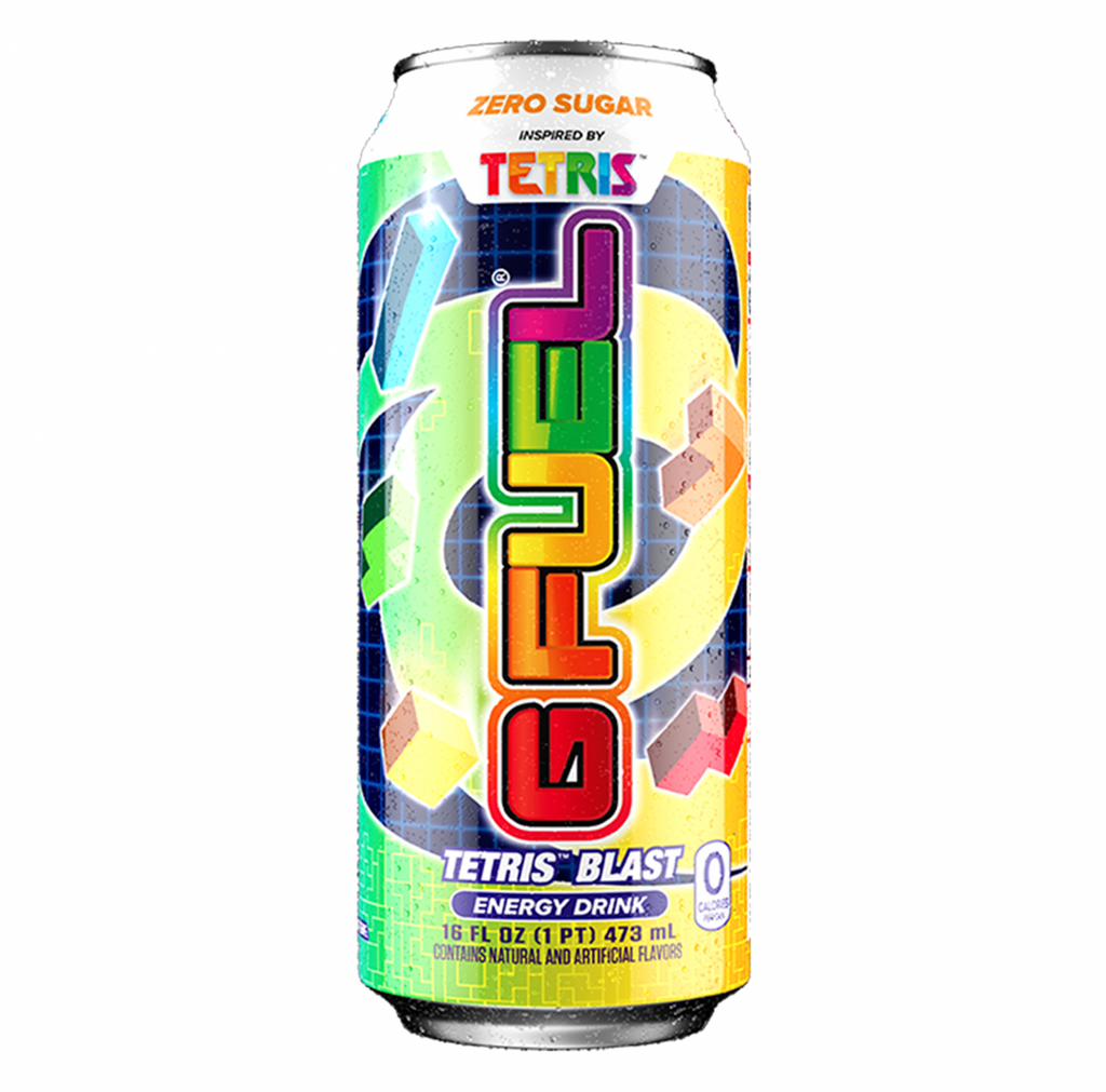 G-FUEL Zero Sugar Energy Drink Tetris Blast 473ml - Sugar Box