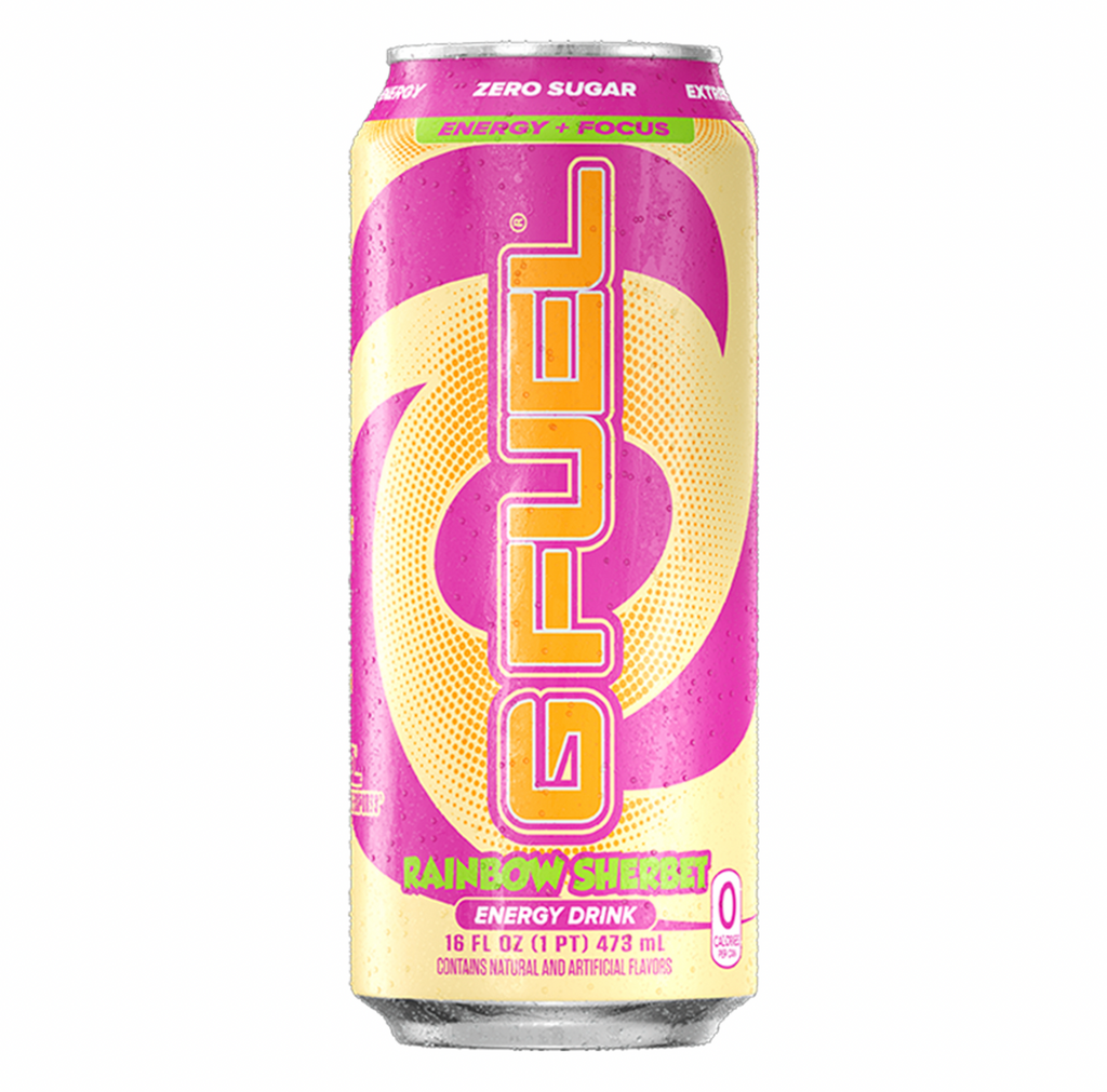 G-FUEL Zero Sugar Energy Drink Rainbow Sherbet 473ml - Sugar Box